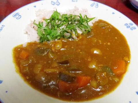 ころころスパイシー夏野菜時短カレー